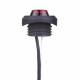 Lampa gabarit fi28, cu LED, incastrabila concava pentru Bullbar, rosie LD2633 Horpol