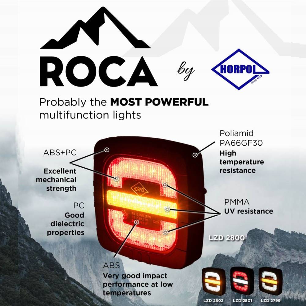 Lampa semnalizare cu pozitie, cu LED, ROCA LZD 2799 Horpol