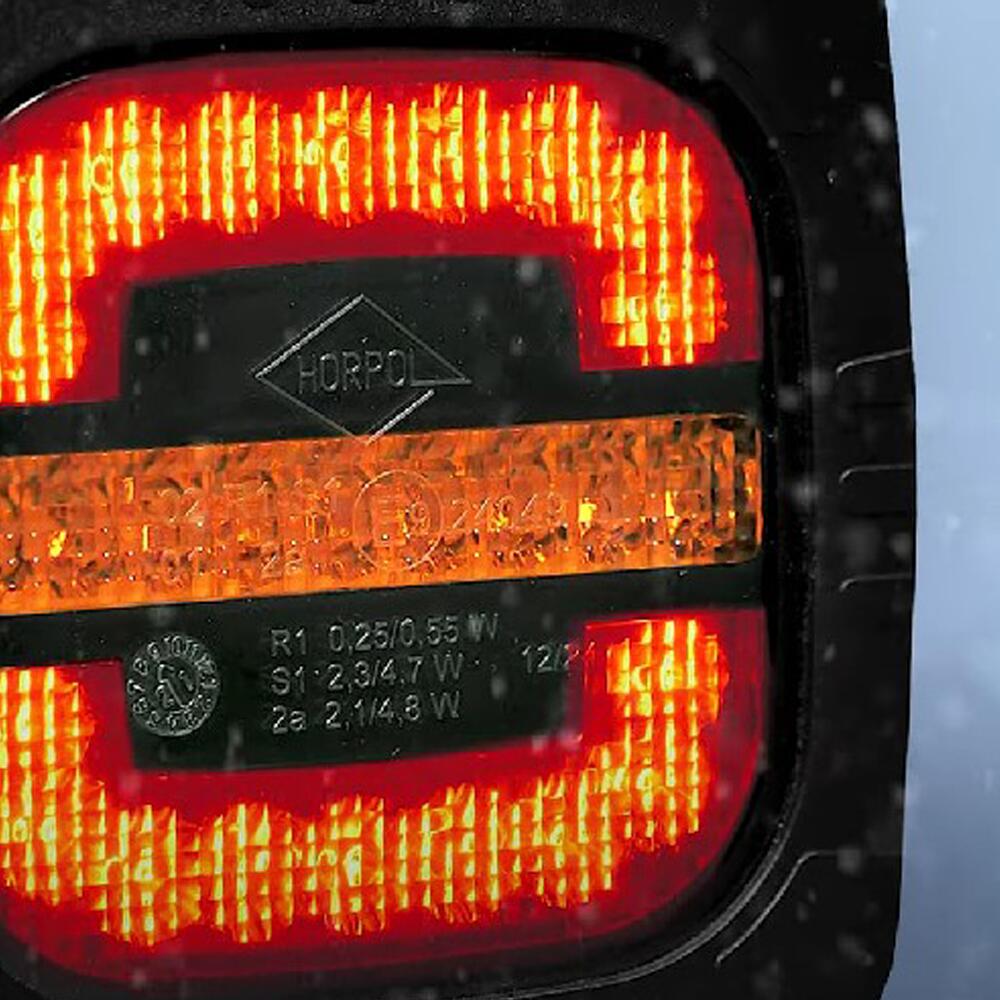 Lampa ceata si mers inapoi, cu pozitie, 12 LED-uri, Roca LZD 2801 Horpol