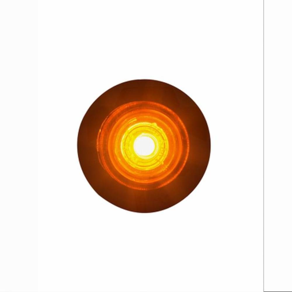 Lampa gabarit fi28 cu LED incastrabila concava pentru Bullbar, galbena LD 2632 Horpol