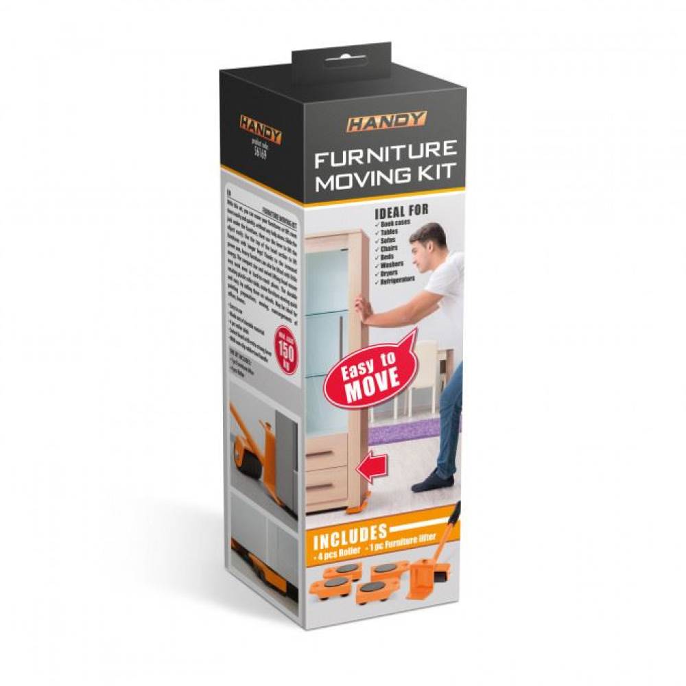 Set 4 roti pentru mutatul mobilelor 56169 Handy