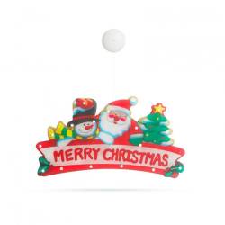 Decor ferestre Merry Christmas 45x24cm, 3xAAA, Family Pound 56530A