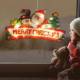 Decor ferestre Merry Christmas 45x24cm, 3xAAA, Family Pound 56530A