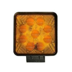 Proiector ceata 106x106 9LED 10-30V 27W, 30gr, portocaliu BK69056f