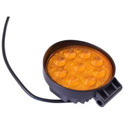Proiector ceata fi113, 9 LED-uri, 10-30V 27W, 30grade, portocaliu BK69055f