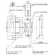 Lampa gabarit 90mm, 3 functii, W140 1080/I Was