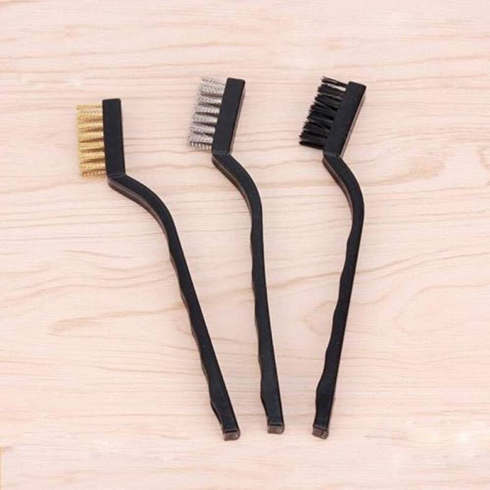 Perie sarma 17cm, set 3 bucati, cupru, otel, nylon, ka AKC8139