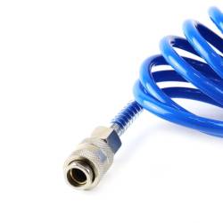 Furtun spiralat pentru aer comprimat 20m, 5/8mm, 8bar, Amio 02604 Furtun spiralat pentru aer comprimat 20m, 5/8mm, 8bar, Amio 02604