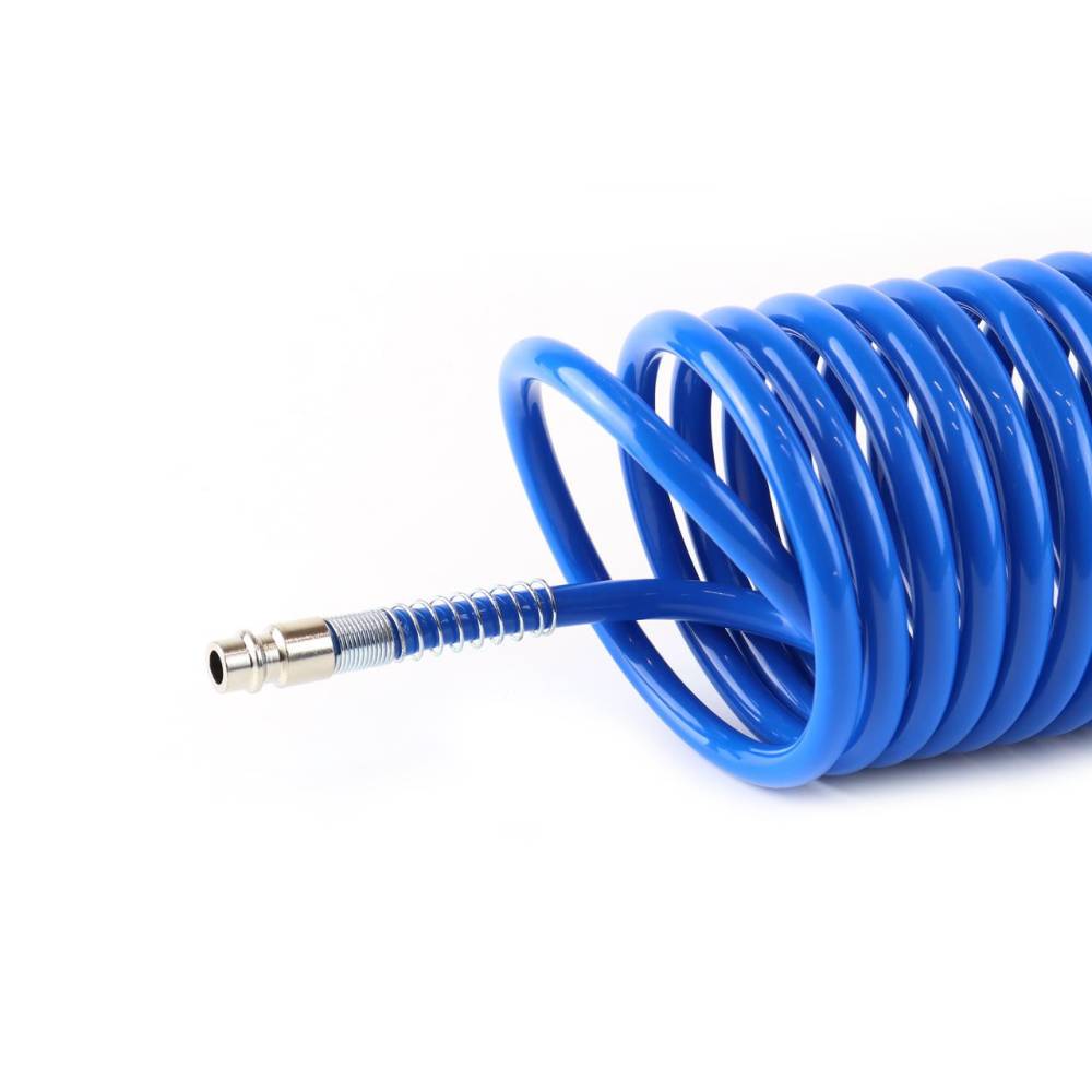 Furtun spiralat pentru aer comprimat 20m, 5/8mm, 8bar, Amio 02604 Furtun spiralat pentru aer comprimat 20m, 5/8mm, 8bar, Amio 02604