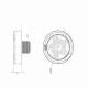Lampa gabarit fi65, cu LED, incastrabila, alba W79 Star 896 Was