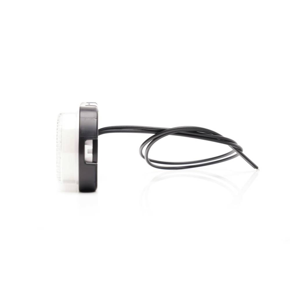 Lampa gabarit 134x53(71) cu suport, 20 LED-uri, alba, cu proiectare lumina la sol, W240 1600 Was