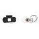 Lampa gabarit 134x53(71) cu suport, 20 LED-uri, alba, cu proiectare lumina la sol, W240 1600 Was