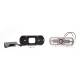 Lampa gabarit 134x53(71) cu suport, 20 LED-uri, alba, cu proiectare lumina la sol, W240 1600 Was