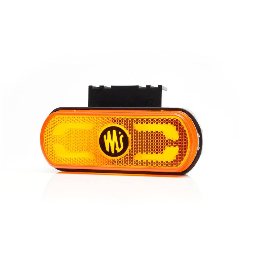 Lampa gabarit 134x53(71) cu suport, 20 LED-uri, galbena, cu proiectare lumina la sol, W240 1598 Was