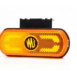 Lampa gabarit 134x53(71) cu suport, 20 LED-uri, galbena, cu proiectare lumina la sol, W240 1598 Was