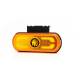 Lampa gabarit 134x53(71) cu suport, 20 LED-uri, galbena, cu proiectare lumina la sol, W240 1598 Was