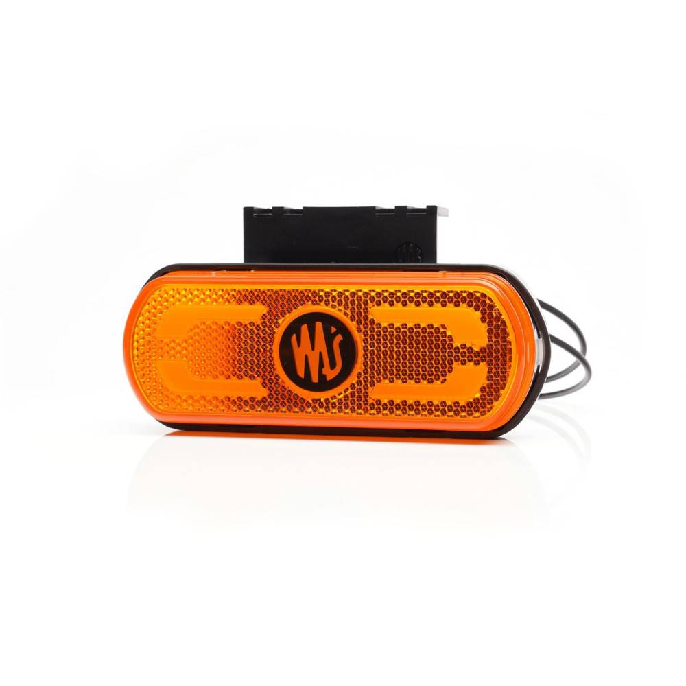 Lampa gabarit 134x53(71) cu suport, 20 LED-uri, galbena, cu proiectare lumina la sol, W240 1598 Was