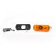 Lampa gabarit 134x53(71) cu suport, 20 LED-uri, galbena, cu proiectare lumina la sol, W240 1598 Was