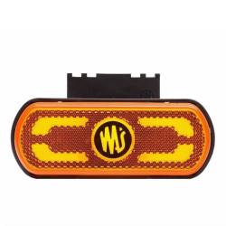 Lampa gabarit 134x53(71) cu suport, 20 LED-uri, galbena, cu proiectare lumina la sol, W240 1598 Was