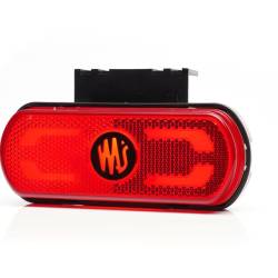 Lampa gabarit 134x53(71) cu suport, 20 LED-uri, rosie, cu proiectare lumina la sol, W240 1599 Was
