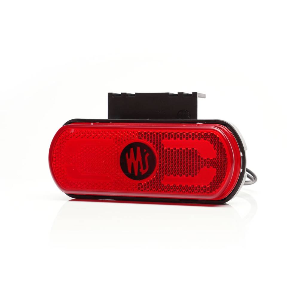 Lampa gabarit 134x53(71) cu suport, 20 LED-uri, rosie, cu proiectare lumina la sol, W240 1599 Was