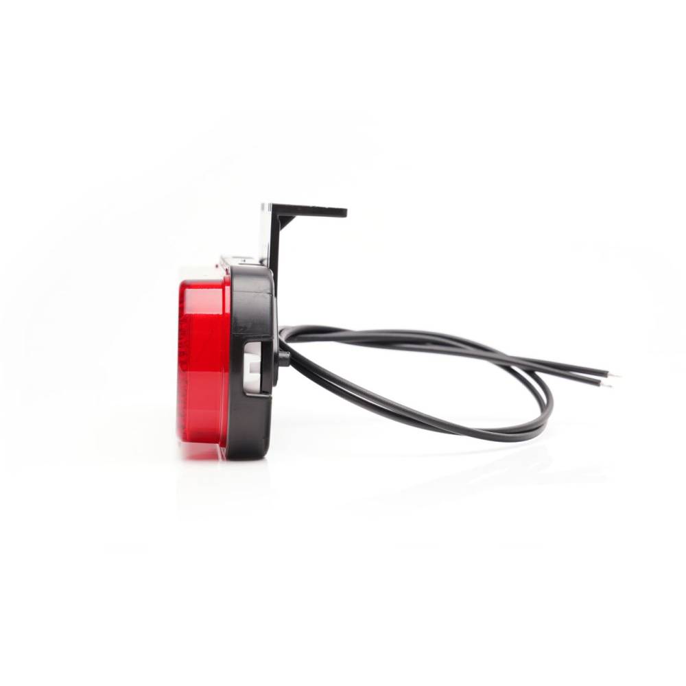 Lampa gabarit 134x53(71) cu suport, 20 LED-uri, rosie, cu proiectare lumina la sol, W240 1599 Was