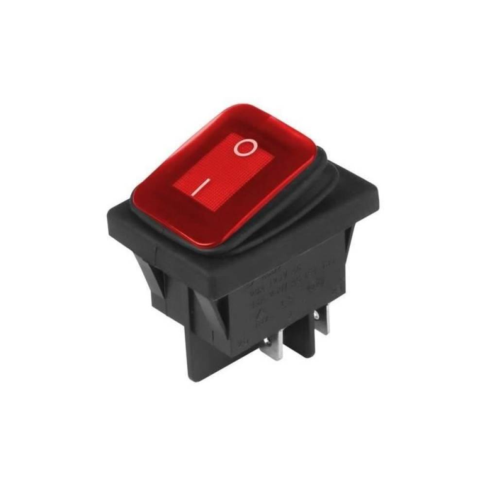 Intrerupator ON/OFF cu LED Rosu, ermetic Carmotion 86542 Intrerupator ON/OFF cu LED Rosu, ermetic Carmotion 86542