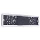 Suport numar cu rama metalica inox, 58475 Carmotion 