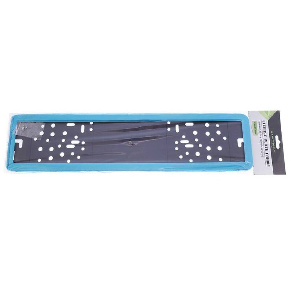 Suport numar cu rama metalica inox, 58475 Carmotion 
