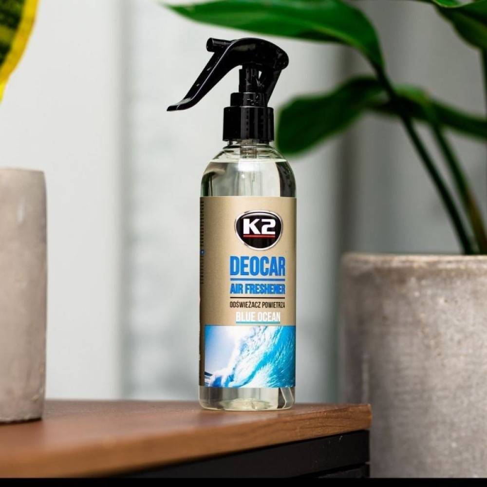 Odorizant cu pulverizator DEOCAR 250ml Blue Ocean  K2 M117BO