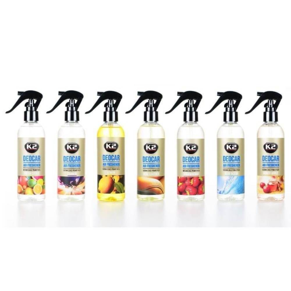 Odorizant cu pulverizator DEOCAR 250ml Fresh Citrus K2 M117FC Odorizant cu pulverizator DEOCAR 250ml Fresh Citrus K2 M117FC