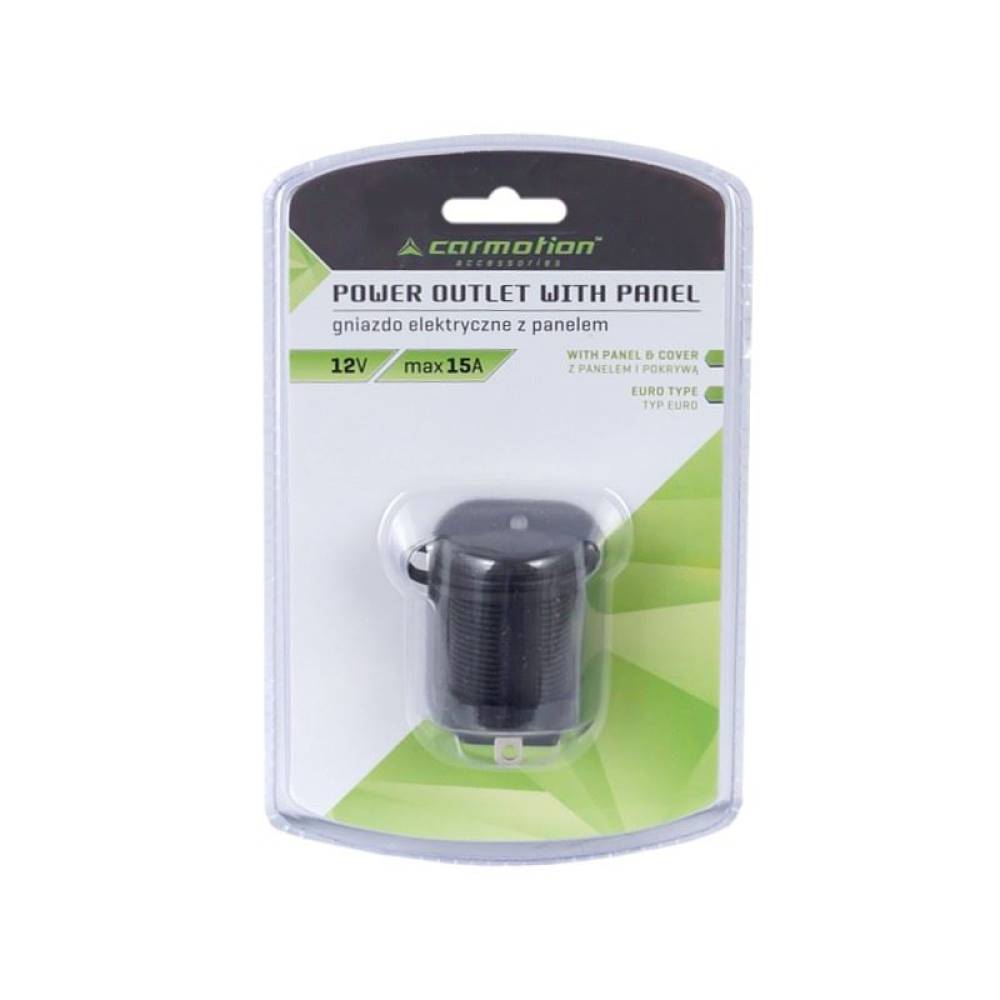 Priza bricheta auto 12/24V cu capac, Carmotion 58083