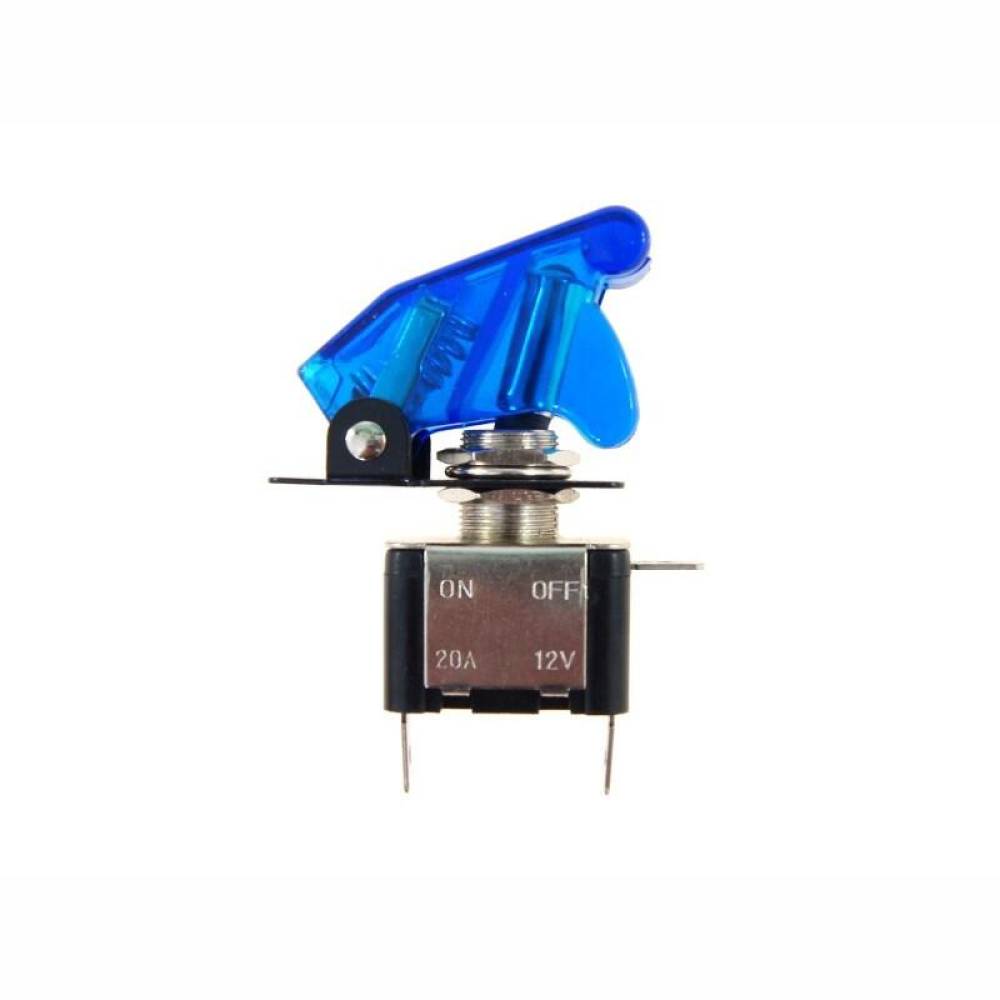 Intrerupator on/off flick 12V, 20A, Led, albastru, Top Gun, 58095 Carmotion Intrerupator on/off flick 12V, 20A, Led, albastru, Top Gun, 58095 Carmotion