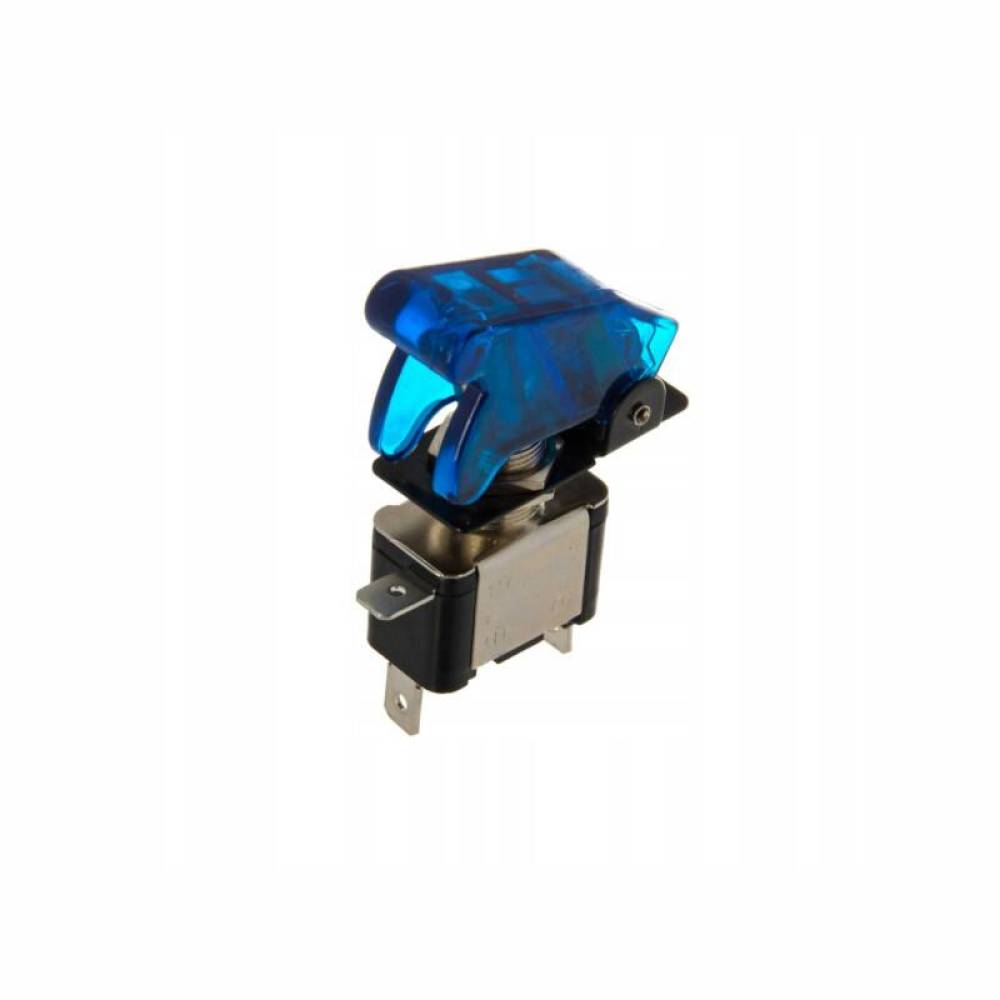 Intrerupator on/off flick 12V, 20A, Led, albastru, Top Gun, 58095 Carmotion Intrerupator on/off flick 12V, 20A, Led, albastru, Top Gun, 58095 Carmotion