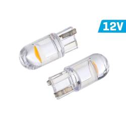 Set 2 becuri T10, LED, 12V, WY5W, galben, Canbus 58272 Vision