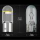 Set 2 becuri T10, LED, 12V, WY5W, galben, Canbus 58272 Vision