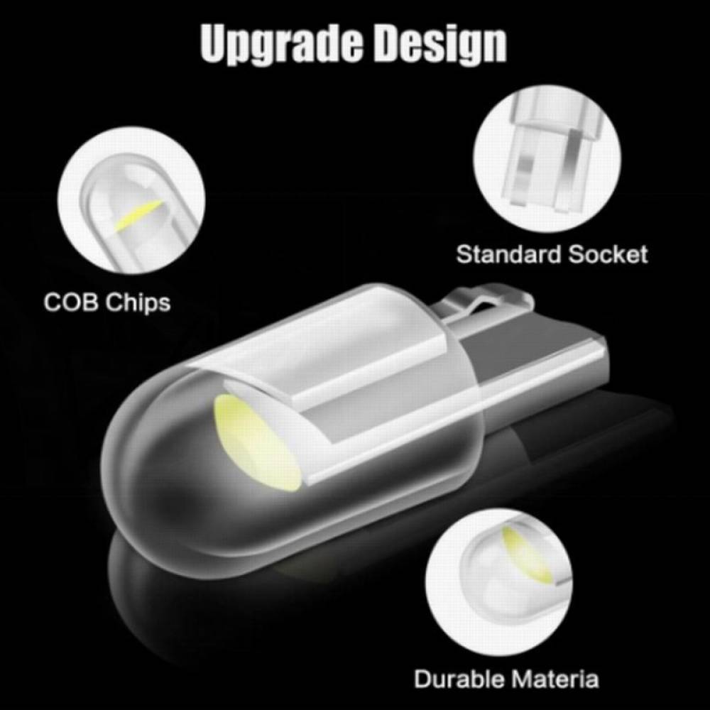 Set 2 becuri T10, LED, 12V, WY5W, galben, Canbus 58272 Vision