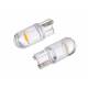 Set 2 becuri T10, LED, 12V, WY5W, galben, Canbus 58272 Vision