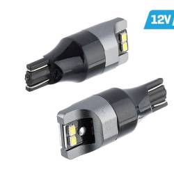Set 2 becuri T15, 4 LED-uri SMD 3020, 12-24V W16W, alb, CANBus, 58303 Vision