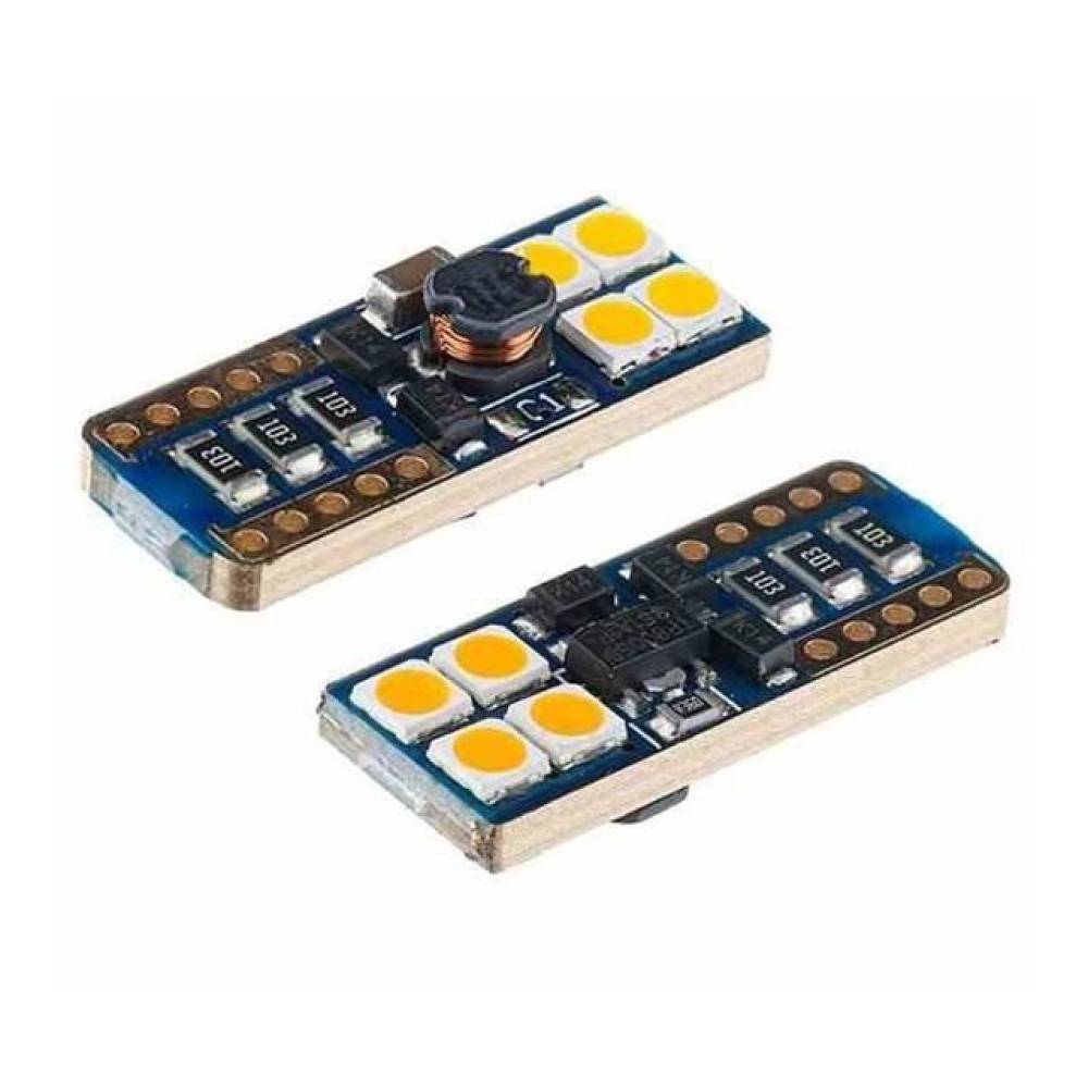 Set 2 becuri T10, LED, 12-24V, galben, Wy5W, canbus, 58270 Vision Set 2 becuri T10, LED, 12-24V, galben, Wy5W, canbus, 58270 Vision