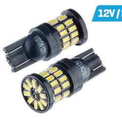 Set 2 becuri T10, 36 LED-uri tip SMD 4014, 12-24V W5W, CANBus 58267 Vision
