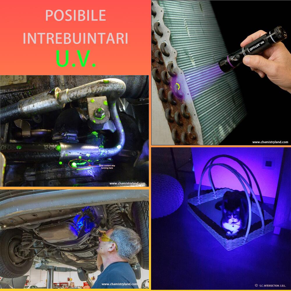 Lanterna lucru LED si UV, reincarcabila USB sau 220V, 5000mAh, 250/ 500/ 1000 lum + 220 lumeni, Vision 63302 Carmotion