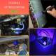 Lanterna lucru LED si UV, reincarcabila USB sau 220V, 5000mAh, 250/ 500/ 1000 lum + 220 lumeni, Vision 63302 Carmotion