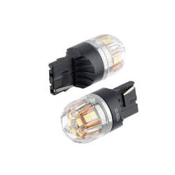 Set 2 becuri semnalizare T20, 15 LED-uri SMD 2835 12-24V W21W CANBUS 58926 Vision