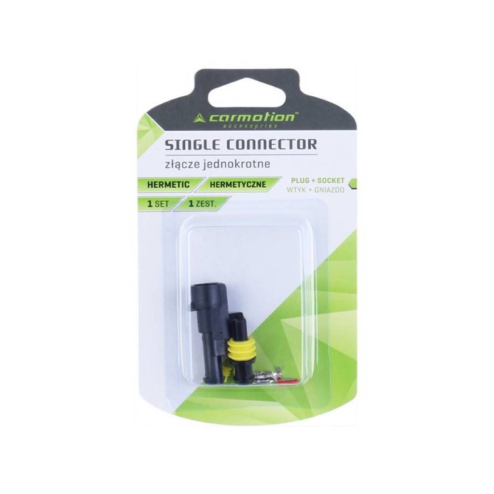 Set mufa conector cu 1 pin mama+tata Superseal, Carmotion 86286