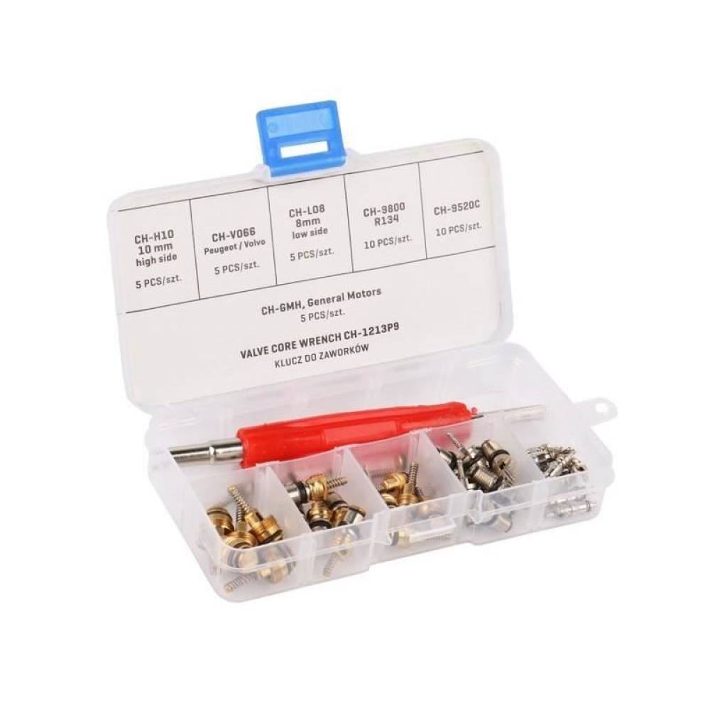 Set 41 bucati, ventile si surubelnita pentru instalatie aer conditionat 86432 Carmotion Set 41 bucati, ventile si surubelnita pentru instalatie aer conditionat 86432 Carmotion