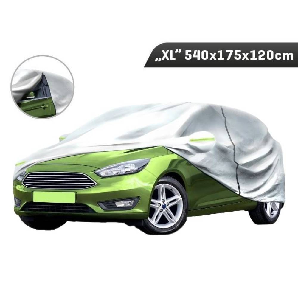 Prelata auto XL 540x175x120, 3 straturi, reflectorizanta, din bumbac cu fermoar 86373 Carmotion Prelata auto XL 540x175x120, 3 straturi, reflectorizanta, din bumbac cu fermoar 86373 Carmotion