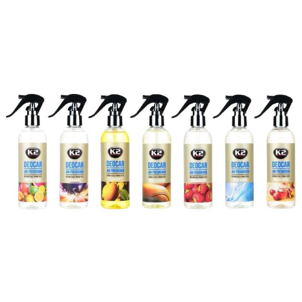 Odorizant cu pulverizator, DEOCAR, 250ml, Real Leather K2 M117RL