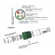 Mufa conector lampa fisa baioneta 6 pini, Verde WTY Bayonet P 6pin Fristom Mufa conector lampa fisa baioneta 6 pini, Verde WTY Bayonet P 6pin Fristom