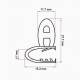 Cheder universal cu interior 6.7mm, lat 2.8cm, rola 4m, lamele otel, cheder tip Case IH, New Holland CG99